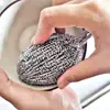 Limpiador de Acero Inoxidable para Melón de Cocina, Bola Limpiadora de Alambre de Acero, Cepillo de Alambre de Acero para Lavar Platos en Casa, Bola Limpiadora de Acero Inoxidable para Ollas