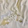 Estilo Chanel Encaje Corazón de Niña Lazo Hecho a Mano DIY Cadena para Teléfono Móvil Portátil Original Cámara CCD Adornos Colgantes