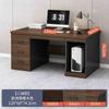 Escritorio de oficina, escritorio de computadora para el hogar, moderno y sencillo, con cajón, mesa y silla de oficina, escritorio combinado, mesa individual, banco de trabajo