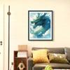 Mona Lisa punto de cruz real animal dragón nuevo moderno simple chino auspicioso dragón sala de estar hecho a mano bordado de hilo