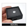 Caixa Quadrada de Acrílico, Caixa de Pedras Preciosas Coloridas, Caixa de Joias, Caixa para Pedras Soltas, Caixa Plástica Transparente para Anel com Face de Diamante, Caixa para Diamantes Soltos, Caixa de Exibição