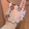 Pulseiras de Cristal Fantasma Branco Naturais para Casais, Cristais da Moda de Alta Qualidade e Versáteis, Pulseiras de Presente para Feriados, Quente Atacado