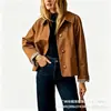 Chaquetas Europeas y Americanas de Tallas Grandes, Ropa Femenina Transfronteriza, Abrigos de Cuadros para Primavera y Otoño, Pedidos Pequeños con Entrega Rápida, Ventas Directas de Fábrica