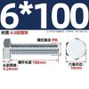Tornillo hexagonal externo galvanizado de grado 4.8, varilla roscada de alta resistencia, M6, M8, M10, M12, M14, M16, M20-M30 mm
