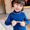 [En stock] Camisa de punto para niñas, otoño e invierno, nuevo suéter con orejeras para niñas.
