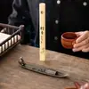 Criativo Suporte de Incenso Estilo Chinês com Pescador, Múltiplos Peixes e Suportes de Incenso de Barco para Uso Interno em Casa, Apresentando Incensos de Sândalo de Laoshan e Agarwood