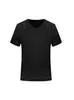 Camiseta de malla transpirable de secado rápido con iones de plata para verano, cuello redondo, manga corta, personalizada con impresión de logotipo, pedido mínimo una pieza