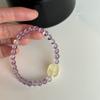 Pulseira da Sorte Amuleto Pi Xiu Citrino Ametista Chinesa Brasileira Natural Design de Nicho Riqueza Ampla na Mão Mulheres