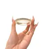 Pulsera dorada champán directa de fábrica, pulsera con efecto ojo de gato, tiembla, mejor vendida en el libro rojo, atracciones turísticas, venta al por mayor