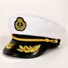 Chapéu de capitão piloto para mulheres, adereço para apresentação de palco, festa à fantasia sessão de fotos uniforme retrô chapéu de marinheiro