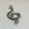 Moda nacional, piezas culturales y creativas antiguas, pequeño regalo de latón macizo, serpiente de la suerte, bronce, regalo, puesto de escritorio, venta al por mayor