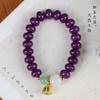 Original Natural glicínia intemperismo natural Bodhi glicínia orquídea boa sorte fada Lótus Moda Nacional Fera Xingshi pulseira