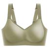 Ropa interior de gelatina para mujer, delgada, pecho grande, pequeña, antiflacidez, sujetador deportivo sin costuras, inalámbrico, talla grande