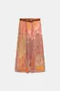 Moda Casual de Primavera 2026 para Mujer de Aliexpress Transfronterizo Falda Midi Estampado Paisley 2500301