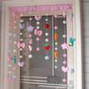 Cortina Partición Cortina para Puerta de Melodía de Corazón para Niña Perro Pudín Decoración de Entrada de Sala de Estar Baño Accesorios de Cortina para Dormitorio Mujer