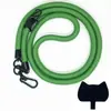 Cuerda de 10 mm de grosor, cordón para funda de teléfono móvil, espaciador, cuerda ajustable para colgar el teléfono móvil, cuerda para correa de cámara, parche para colgar el cuello