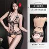 80kg Plus Size Menina Gorducha Abertura Íntima Sexy Lingerie Íntima Sexy Puro Desejo Uniforme Renda Tentação Pijama F188