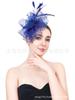 Acessório de cabeça popular da Amazon com penas, presilha de flor, tiara, acessório de cabeça de uso duplo, festa em hipódromo, palco, acessórios de cabelo, atacado