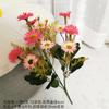 Ins Camomila Margarida Flor Artificial Buquê Decorações de Sala de Estar Plástico Flor Seca Decoração de Mesa de Jantar