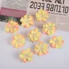 Nueva Cabeza de Flor de Cerezo de Tres Capas DIY Corona Decorativa de Flor Artificial Pared de Flores Diseño de Flores para Bodas Flor Artificial