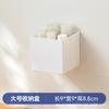 Armario con espejo para baño, caja de almacenamiento para pared, sin perforaciones, para artículos de tocador, cosméticos, lentes de contacto, desmaquillantes, algodón