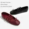 Bailarinas de Comercio Exterior de una Sola Correa con Punta Cuadrada, Apertura Baja Estilo Francés, Moño, Zapatos Planos Mary Jane Retro de Moda