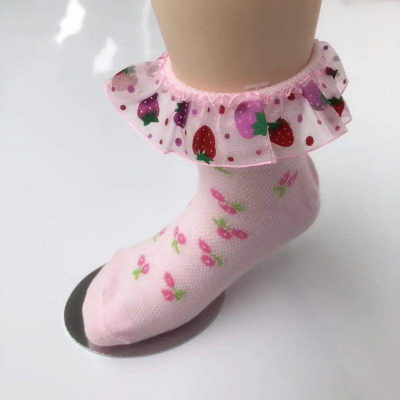 花边舞蹈袜.