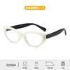 Nuevo armazón de gafas ovalado de silicona para niños, moda para hombre, gafas de luz azul, montura sencilla de alto sentido, venta al por mayor para mujer