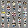 50 Pegatinas de Detective Conan Versión Q Anime Cómic Japonés Creativas Impermeables Decorativas Guka Pegatinas para Celular Libreta