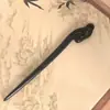Grampo de Cabelo de Madeira Preto com Estilo Antigo, Sensação de Luxo, Grampo de Cabelo Estilo Chinês para Penteados Updo, Nova Elegância Clássica Estilo Chinês, Grampo de Cabelo Simples de Luxo