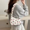 Bolsa de Ombro Grande Capacidade Nova Moda Fofa Transfronteiriça Estilo Doce Bolsa de Axila Mochila de Morango Tendência Nicho Personalizada