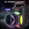 Sing-E Zqs1367 Fabricante Venta al por Mayor Altavoz Grande de 3 pulgadas Altavoz Bluetooth Exterior Baile Cuadrado Fiesta Altavoz Grande