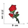 Jianxing Bordado Computadorizado Selo Mancha Flor Rosa Série Flor de Ameixa Adesivos Bordados para Roupas Adesivos de Patch Decorativos com Suporte Adesivo Adesivos de Tecido