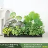 Paisagismo com Plantas Verdes Simulação Floreira Divisória de Piso Arte Floral de Chão Paisagem de Plantas Combinação de Floreira Flor Artificial em Vaso Bonsai Decoração