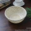 Mini cesta de bambu feita à mão, cesta de lanches, sushi, sashimi, comida, prato criativo, utensílios com cesta de vegetais, cesta de lanches, cesta de bambu