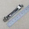 8CM pinza de resorte de cuero fabricante Corea del Sur Guangzhou exquisito pasador pasador accesorios clip de acero accesorios para el cabello