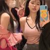 Ropa interior de estilo nuevo Pecho pequeño Muestra Espalda grande y hermosa Popular en Internet Camisola chaleco cruzado en el ombligo Ropa interior para estudiantes Chica Espalda hermosa Envolvente de pecho