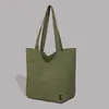 Bolso Tote de Estilo Casual Simple de Comercio Exterior para Mujer 2025 Nueva Textura Versátil Estudiante Clase Gran Capacidad Bolso de Hombro