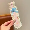 Los niños publican un lindo animalito con velcro para bebés que no daña el cabello, artefacto para el cabello roto, pegatinas para el flequillo pequeño con volumen para el cabello de niña pequeña