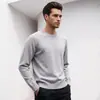 Fornecimento exclusivo transfronteiriço Outono/Inverno 2026 Novo Tricô Masculino Gola Redonda Pulôver Solto Suéter Versátil Manga Longa Camada Base