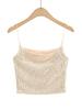 Camisola Pequeña Brillante de Lentejuelas para Mujer 2024 Verano Nueva Deseo Puro Spice Girls Ropa Exterior Top Corto Sexy Sin Mangas