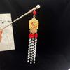 Accesorios Hanfu de Estilo Antiguo, Pasador de Lámpara de Palacio Brillante, Borla Versátil para Niños, Accesorio para el Cabello de Alta Gama, Tocado con un Toque de Lujo Ligero
