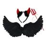Miércoles conjunto de collar de corona para niños Adams cos vestido negro una generación de accesorios tamaño