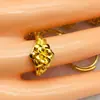 Anillo de Flor Moda Joyería Sin Decoloración a Largo Plazo Moneda Europea Anillo Suelto Chapado en Oro Joyería de Personalidad Anillo de Cobre para Mujer Anillo de Flor