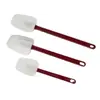 Varios estilos y especificaciones raspador de silicona espátula para hornear pasteles espátula cuchillo de goma espátula para crema integrada