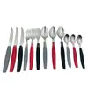 En Stock Set de 12 Piezas, Set de 16 Piezas, Set de 24 Piezas Bandeja de Plástico Cuchillo para Bistec, Tenedor, Cuchara Juego de Cubiertos de Bajo Costo Sudamericano