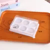 Caja de Empaque para Galletas Famosas en Internet para Seis Galletas, Caja para Pastel de Arroz Glutinoso para Hornear Seis Piezas, Caja para Pastel de Frijol Mungo y Tarta de Frutas