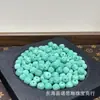 Pulseira Flor de Lótus Turquesa Magnesita Acessórios de Pulseira Colar de Contas Soltas com Joias de Contas DIY