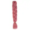 Extensiones de Cabello Trenza Grande de un Solo Color al por Mayor Transfronterizas Peluca de Rastas Africanas Trenza Jumbo Trenza Suelta Grande Fibra Sintética de Color