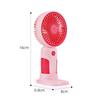 Ventilador pequeno portátil usb mini recarregável estudante portátil desenho animado portátil ventilador elétrico três velocidades bateria de lítio